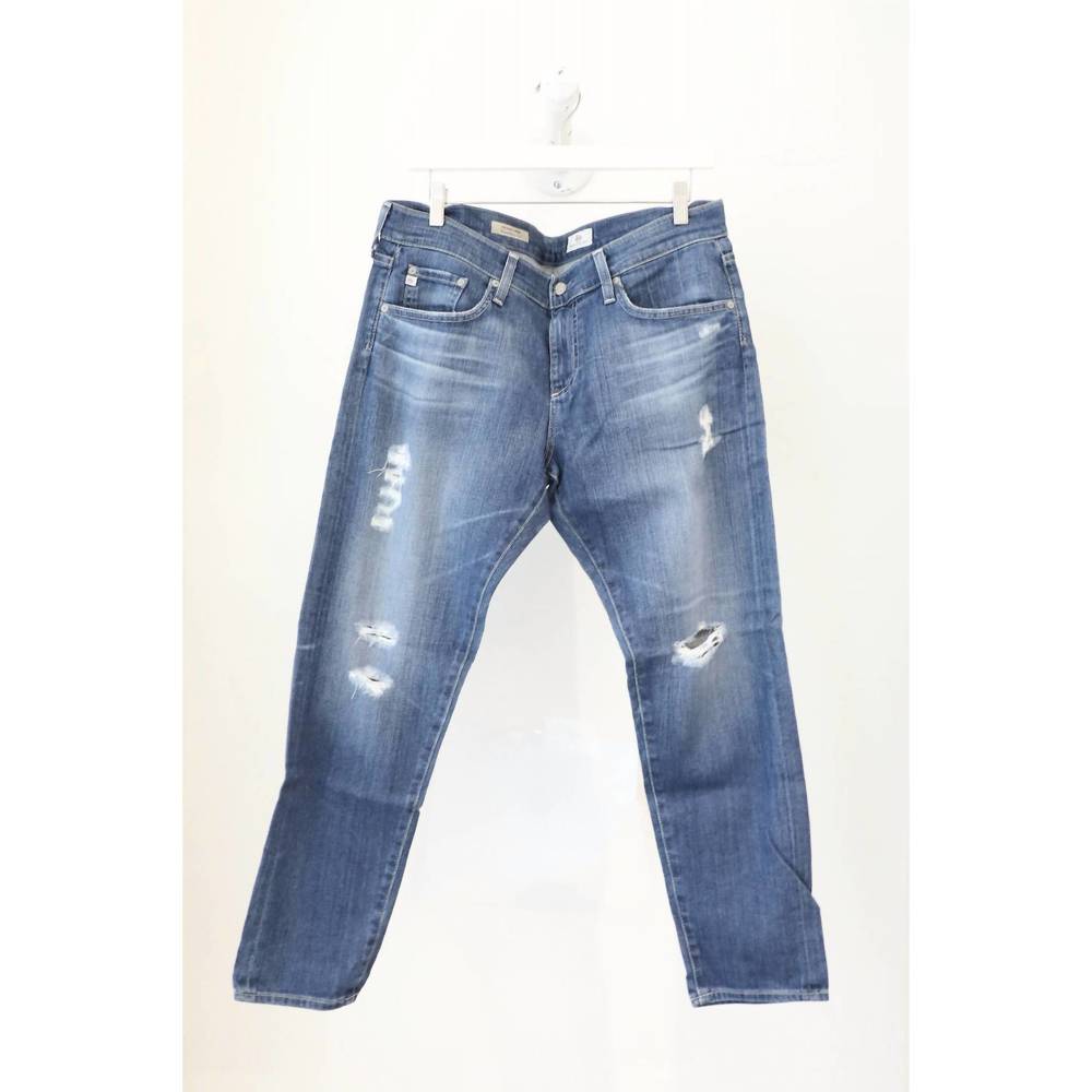 NEW AG JEANS the nikki crop jean in 08y-ngt